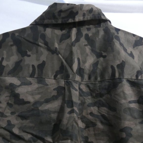MAX | UK 14 EUR 40 | Camo / Camouflage Snap Button-Up Front Shirt | NWOT - Picture 13 of 16